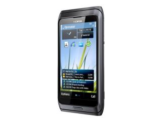 New Nokia E7 16GB 8MP Dark grey 3G Wi Fi AMOLED Phone By Fedex