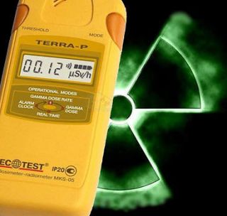 Dosimeter Terra P Radiation Detector MKS 05 Geiger Counter