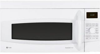 GE Profile 1.7 cu ft Convection Over the Range Microwave Oven White 