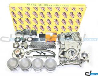 95 99 Nissan 240SX 2.4 dohc Overhaul Engine Kit KA24DE (Fits 240SX)