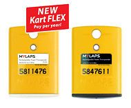 MYLAPS NEW FLEX Kart Rechargeable Power Transponder 2yr Subscription 