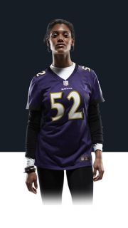    Ray Lewis Womens Football Home Game Jersey 469891_568_A_BODY