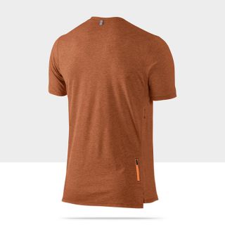Nike Tailwind Short Sleeve V Neck Mens Running Shirt 451266_839_B