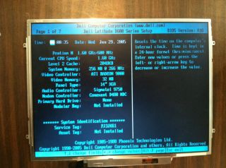 Dell Latitude D600 LCD Screen 14 Working