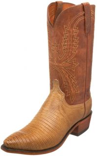 New in Box 1 100 00 1883 by LUCCHESE N1004 5 4 Goat Lizard Boots Mens 