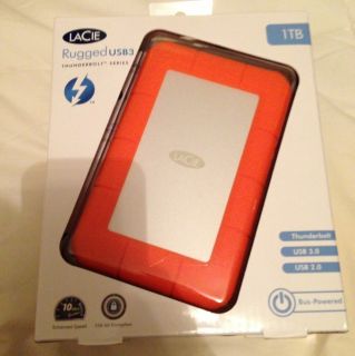 Lacie Rugged USB3 Thunderbolt Series, 1TB 9000294