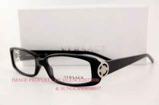 Brand New VERSACE Eyeglasses Frames 3101B 638 BLACK 100% Authentic