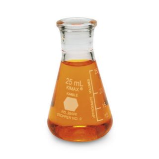 25 ml Glass Erlenmeyer Flask Heat Resistant Lab Glass