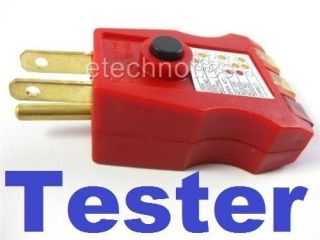 Prong AC Power Tester Checker Electrical Receptacle Wall Outlet Plug 