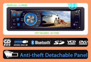 Muses D301 02 3Screen Car CD DVD Player Radio Stereo 1 DIN RDS USB SD 
