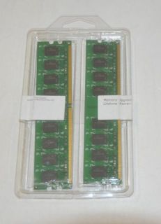  4GB PC2 6400 DDR2 x 2 800 Mhz 4096MB 8GB Memory RAM Chipset 2 Pieces