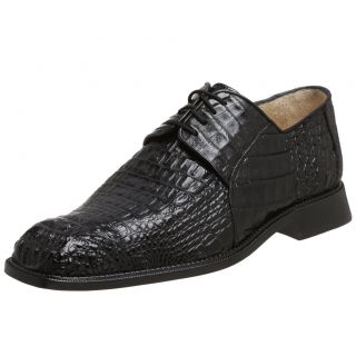 Belvedere Coppola Black Caiman Mens Dress Shoes 9 15
