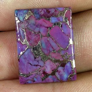 14.20Cts. AAA NATURAL PURPLE TURQUOISE OCTAGON CABOCHON AFRICA 