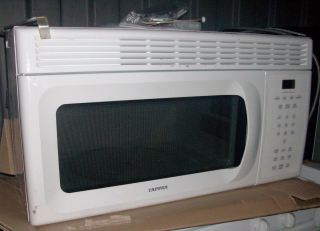 MICROWAVE by TAPPAN Electrolux Over The Range 1000 Watts 30 inch White 