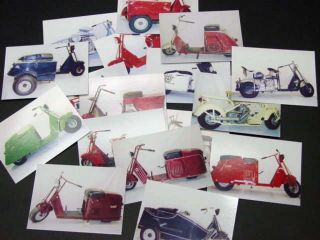 Cushman Motor Scooter Collector Cards 1937 1953 Series
