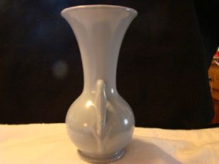 abingdon pottery blue handled vase