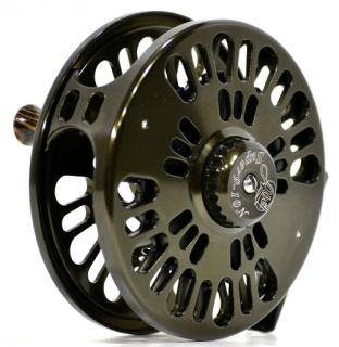 Abel Super 9 10N Fly Reel Dark Olive with $100 Fly Line of Your Choice 