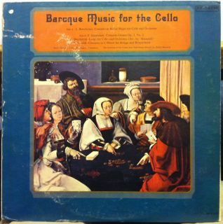 Mono Rare ENRICO MAINARDI baroque music for the cello LP VG+ MCM 9077
