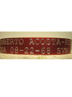 Pow MIA Bracelet Vietnam War SSGT Humberto Acosta Rosario