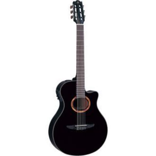   NTX700 Spruce Top Nylon String Black Acoustic Electric Guitar