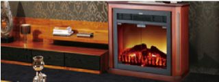 Fagnyan 750W 1500W Wall Mount Electric Fireplace Stove Heater Black US 