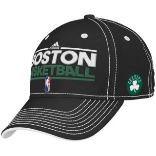 Adidas Boston Celtics Mens Official Practice Performance Hat Black 