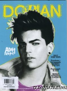 Adam Lambert Dorian Magazine Issue 16 2012 RARE Imported Magazine Ben 