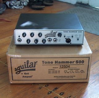 Aguilar TH500 Tone Hammer 500 Bass Amp Micro Head Perfect Condition 