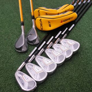 Adams Golf Clubs Idea a7 Hybrid+Irons Set All Graphite  Regular Flex 