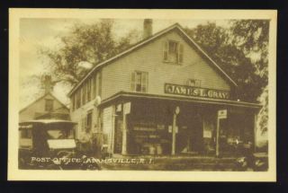 Adamsville RI General Store P O Gas Pump C 1920S