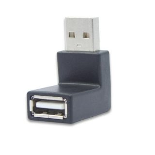 USB 2 0 Male Female Up Angle Angled 90 Degree Adapter