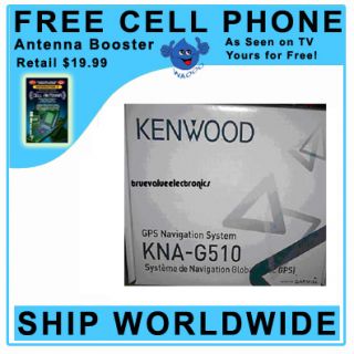 brand new kenwood kna g510 addon gps navigation sd card the kna