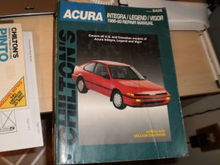 Acura Integra Vigor Legend 1986 93 Repair Manual