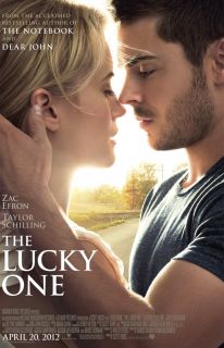 The Lucky One Movie Poster 2 Sided Original 27x40 Zac Efron