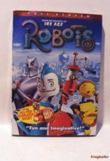 Robots Animated Full Screen DVD Rated PG 024543193845