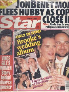 Star Magazine Brooke Shields Andre Agassi Wedding Gill