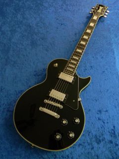 Agostino Japan Vintage 1977 Black Chrome LP Style Body Guitar Magnum 