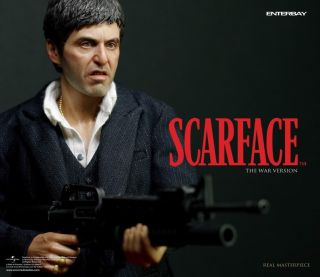 Enterbay Scarface (War Version) Al Pacino Tony Montana 12 Figure IN 