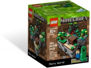 New Lego Minecraft Micro World Cuusoo 21102 Hard to Find