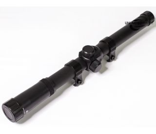 New 4x15 Sniper Air Rifle Airsoft Gun Crossbow Scope Tactical BB Sight 