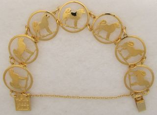 Akita Jewelry Gold Bracelet by Touchstone