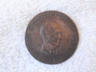 1928 Alfred Smith for President All for Al Al for All Coin Token 