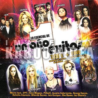 CD DVD Un AÑO de Exitos Shakira Britney Spears Thalia Rio Roma Sandra 