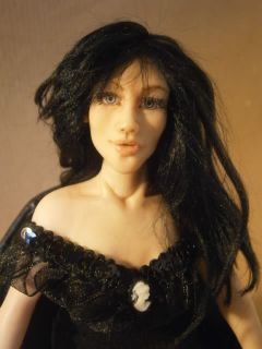   OOAK No Fairy Woman in Black Iadr DMA by Alessandra Pernigo