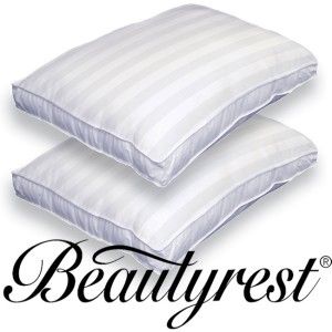 NEW Beautyrest KING SIZE 500 Thread Count Mosaic Bed Pillows (Set of 2 
