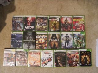 Lot of 19 high quality Xbox 360 games ALL IN WORKING CONDITION