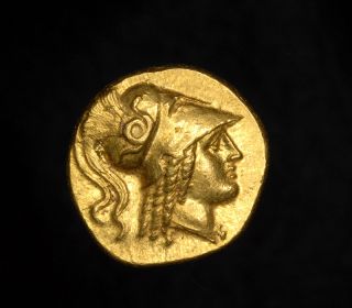 Ancient Greek King Alexander The Great Gold Stater Coin