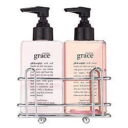 Philosophy Amazing Grace Perfume Hand Lotion And Hand Wash with Caddy 