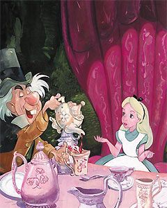 Alice in Wonderland A Very Important Date J Salvati New Le Giclee 