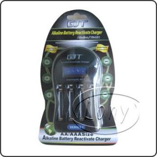 Alkaline Ni MH Rapid Battery AA AAA Reactivate Charger